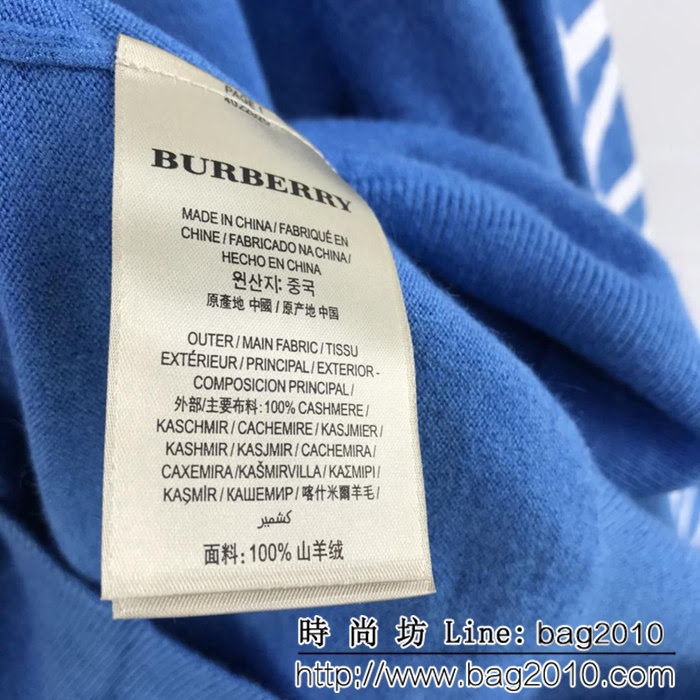 BURBERRY巴寶莉 18SS秋冬新款 手臂Burberry字母logo 簡單百搭款 毛衣 ydi1089